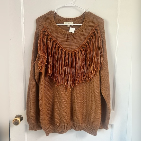 Philomena Alpaca Wool Boho Fringe Sweater
Size L - Picture 1 of 3